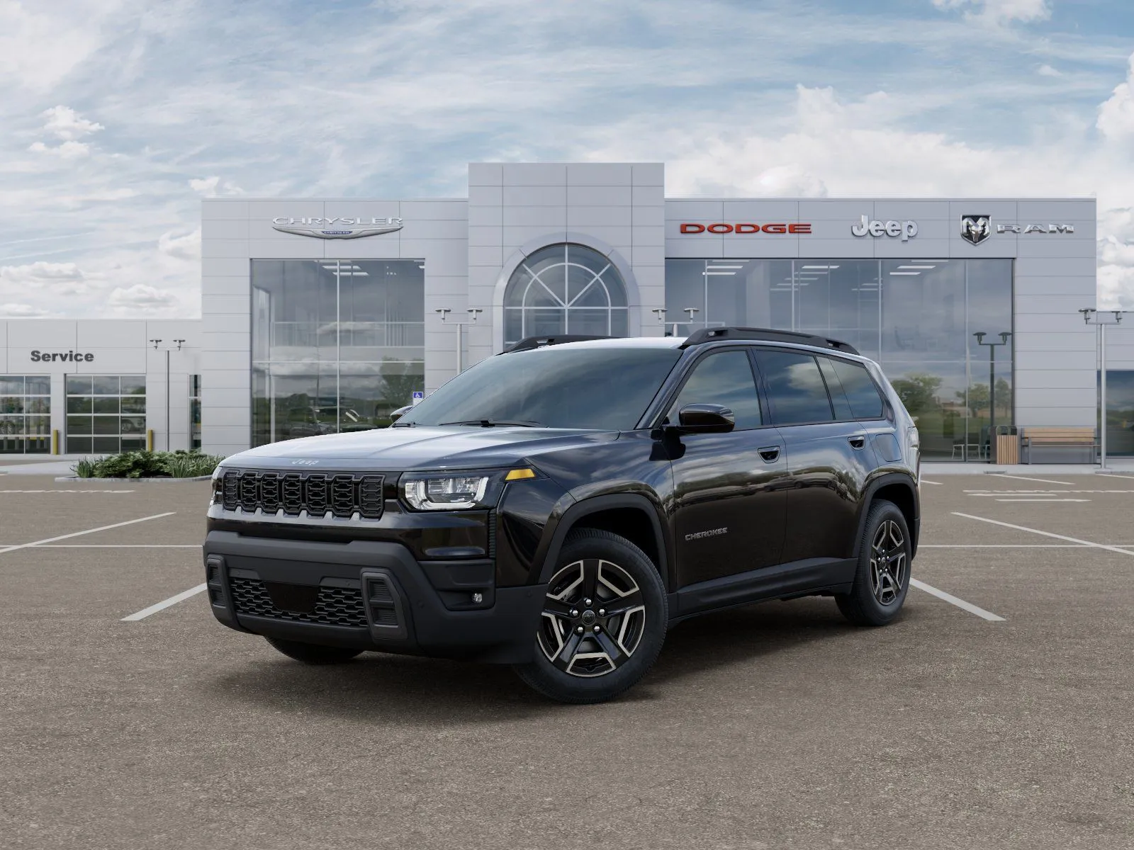 Black 2026 Jeep Cherokee Laredo for sale in Fremont, NE