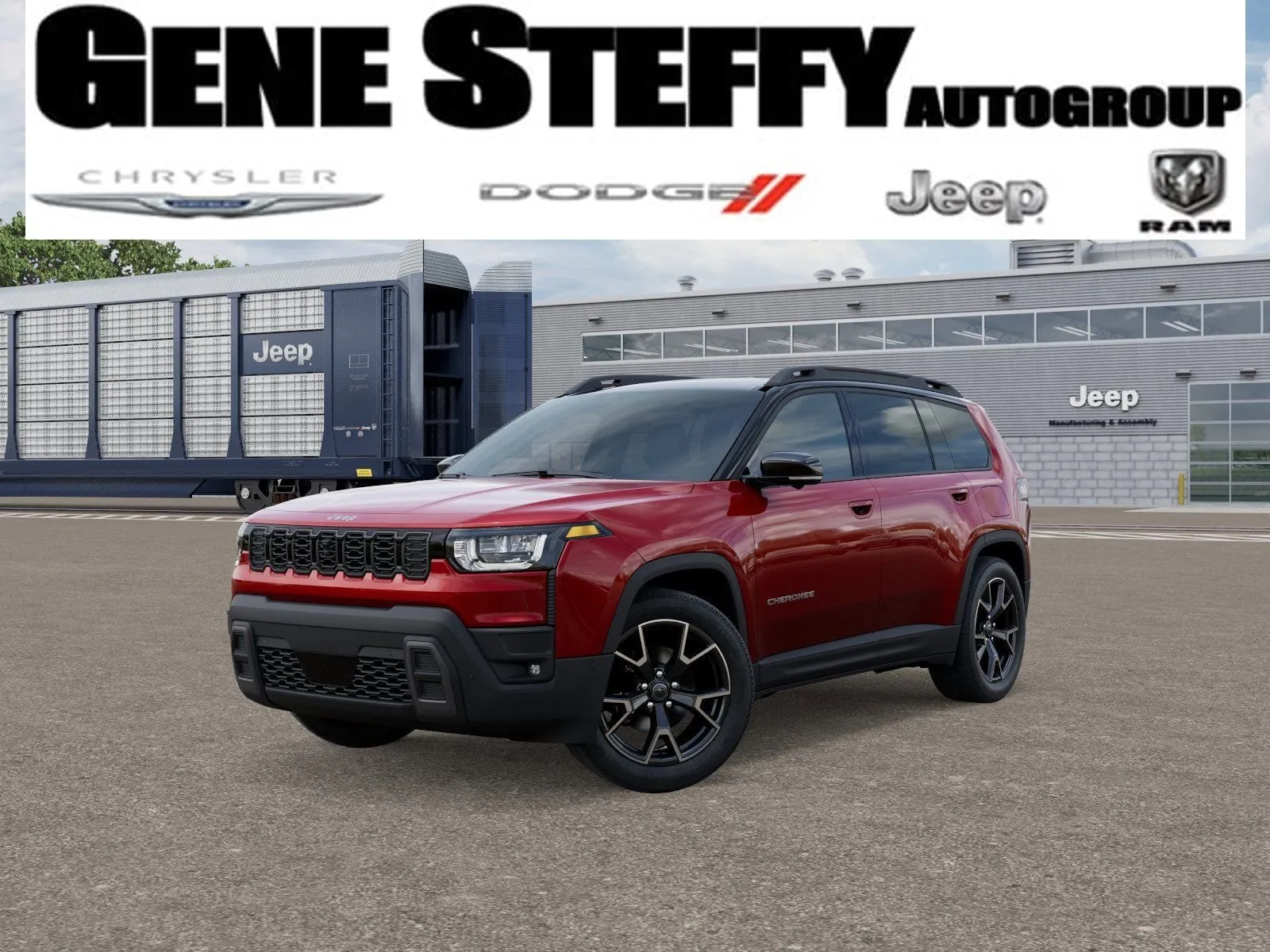 Red 2026 Jeep Cherokee Overland for sale in Fremont, NE