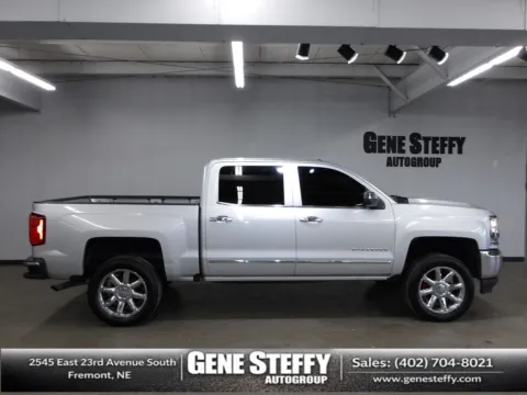 Silver 2017 Chevrolet Silverado 1500 LTZ for sale in Fremont, NE