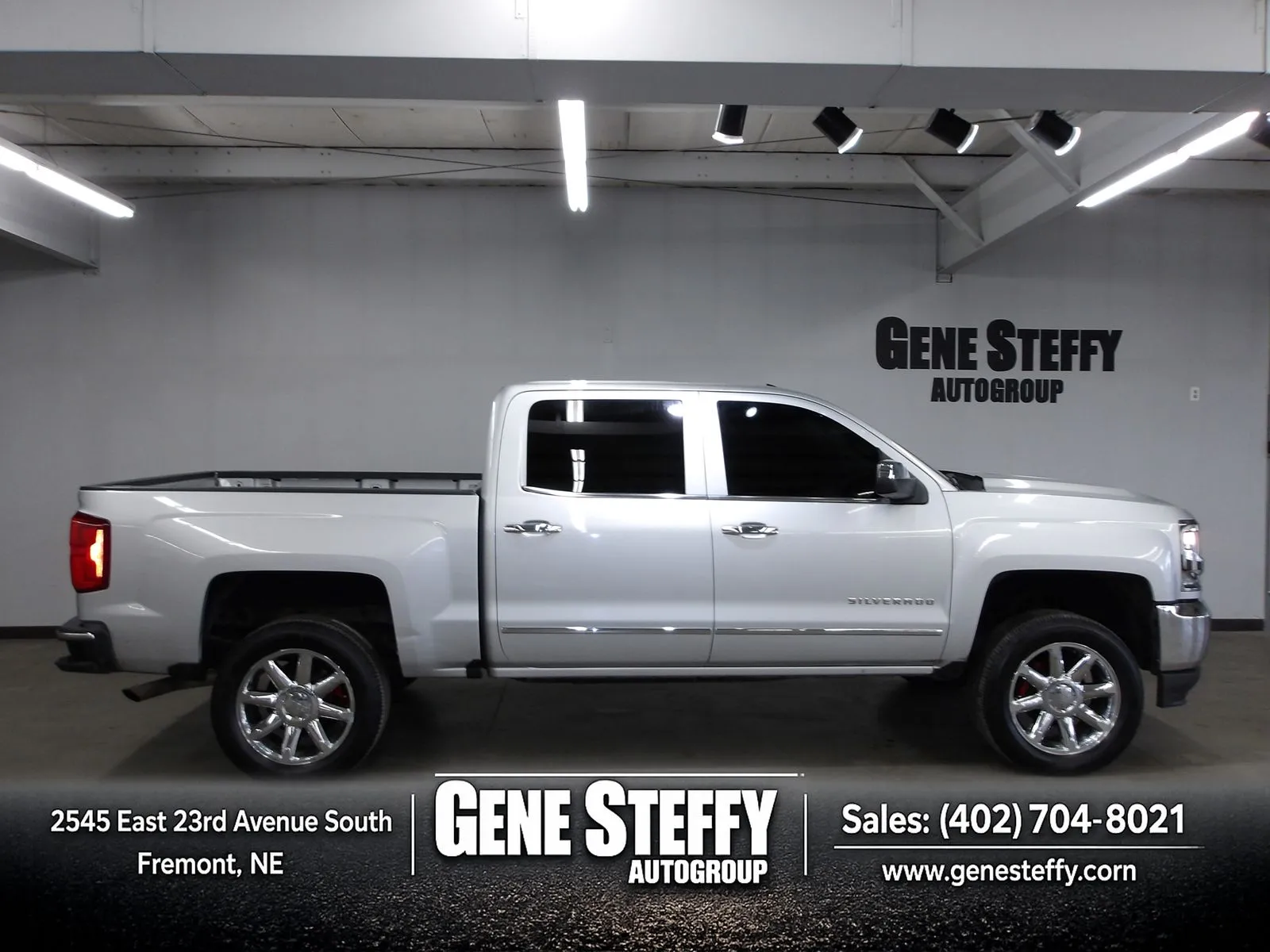 Silver 2017 Chevrolet Silverado 1500 LTZ for sale in Fremont, NE