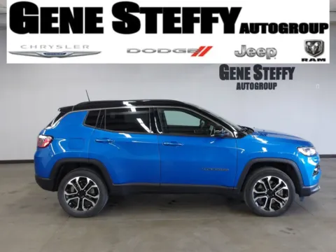Blue 2023 Jeep Compass Limited for sale in Fremont, NE