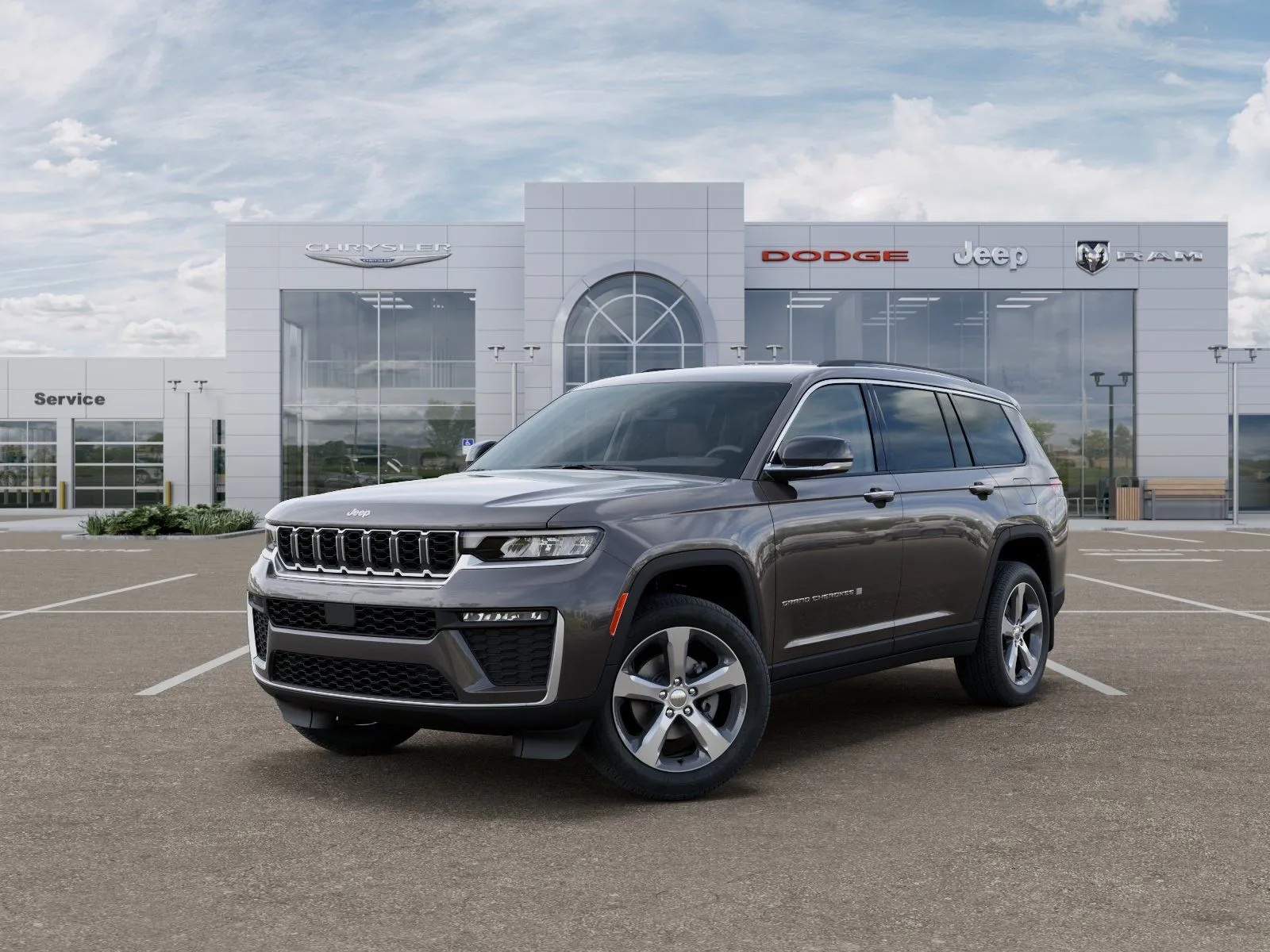 Gray 2026 Jeep Grand Cherokee L Limited for sale in Fremont, NE