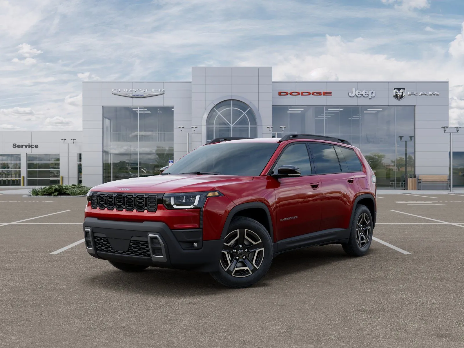 Red 2026 Jeep Cherokee Limited for sale in Fremont, NE