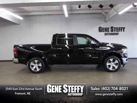 Black 2020 Ram 1500 Laramie for sale in Fremont, NE
