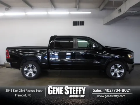 Black 2020 Ram 1500 Laramie for sale in Fremont, NE
