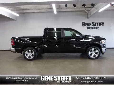 Black 2020 Ram 1500 Laramie for sale in Fremont, NE