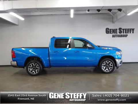 Blue 2025 Ram 1500 Laramie for sale in Fremont, NE