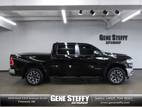 Black 2025 Ram 1500 Laramie for sale in Fremont, NE