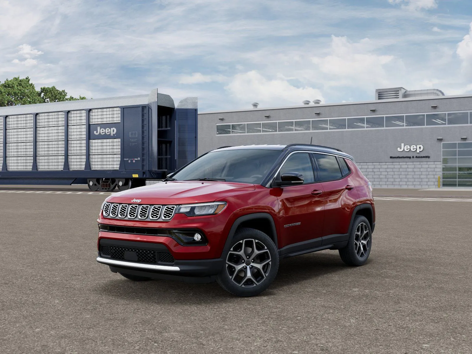Red 2026 Jeep Compass Limited for sale in Fremont, NE