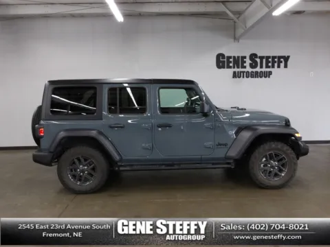 Gray 2024 Jeep Wrangler Sport S for sale in Fremont, NE