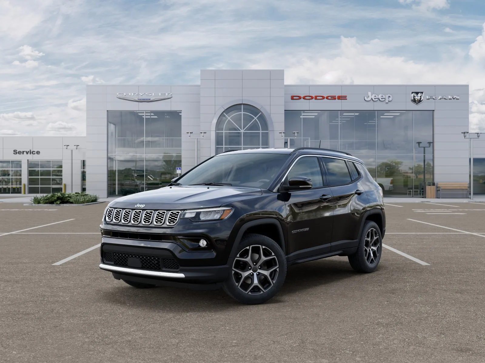 Black 2026 Jeep Compass Limited for sale in Fremont, NE