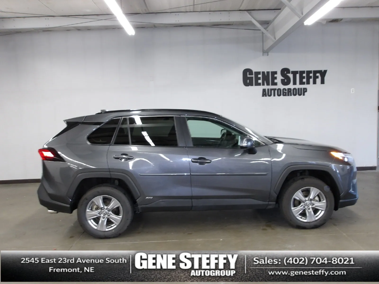 Gray 2024 Toyota RAV4 Hybrid LE for sale in Fremont, NE