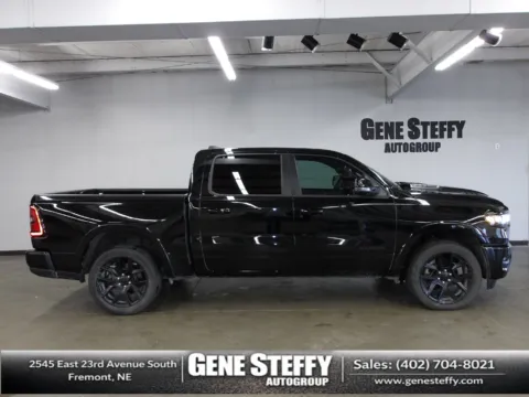 Black 2025 Ram 1500 Laramie for sale in Fremont, NE