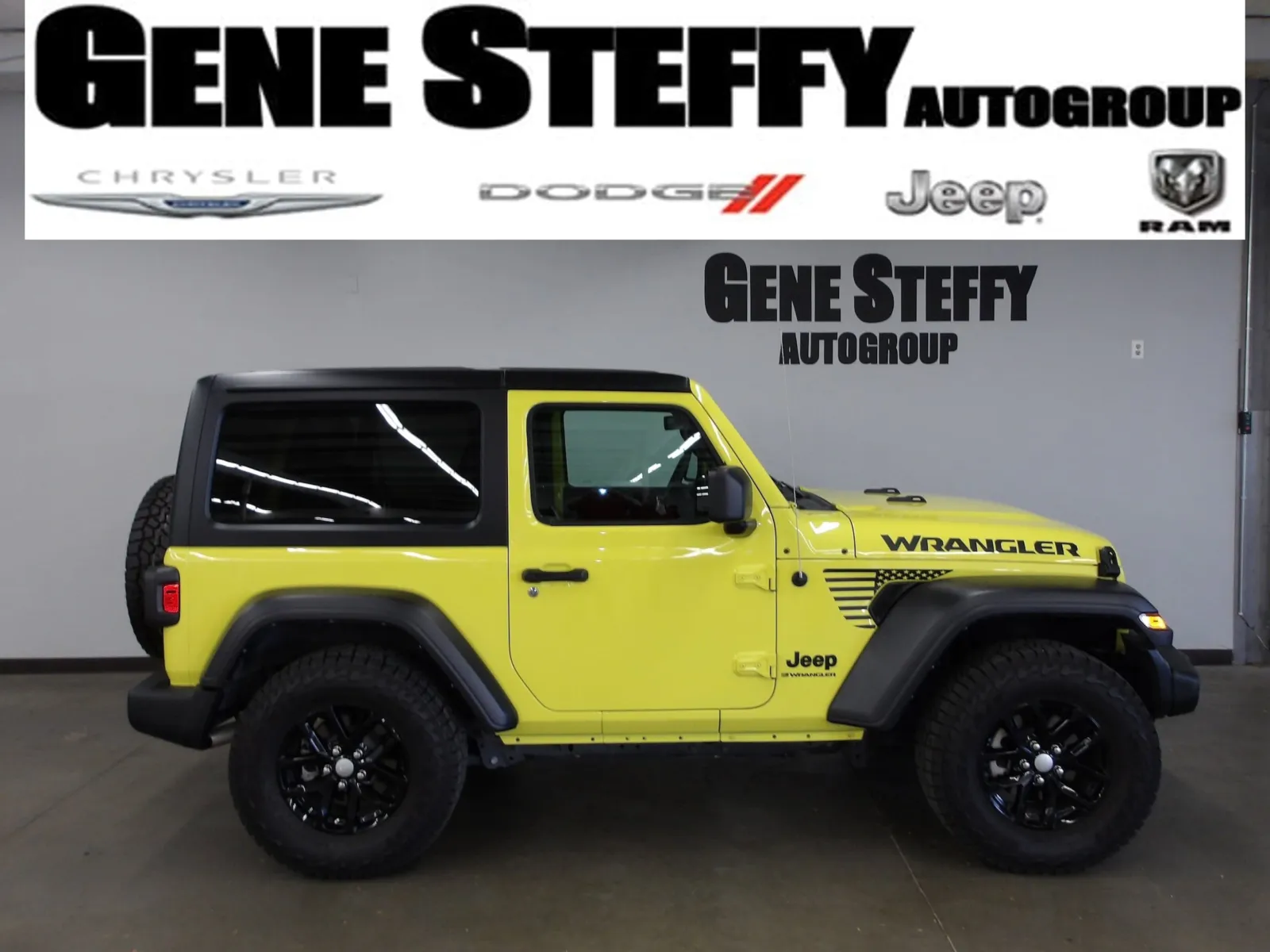 Yellow 2023 Jeep Wrangler Sport S for sale in Fremont, NE