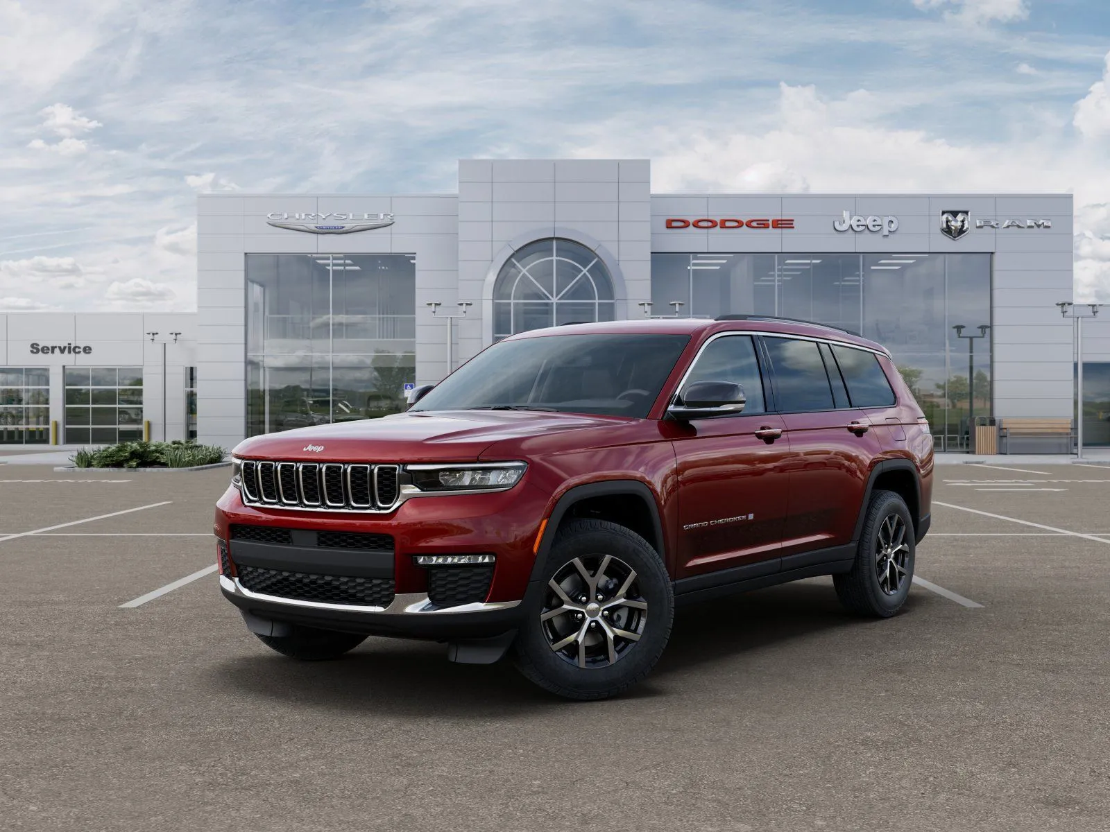 Red 2025 Jeep Grand Cherokee L Limited for sale in Fremont, NE