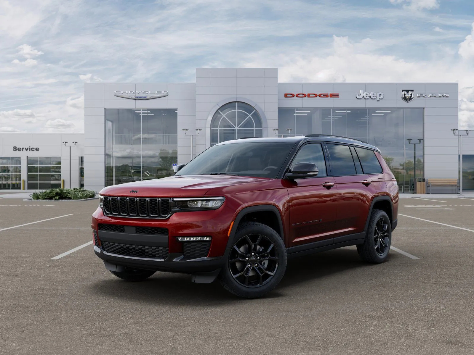 Red 2025 Jeep Grand Cherokee L Limited for sale in Fremont, NE