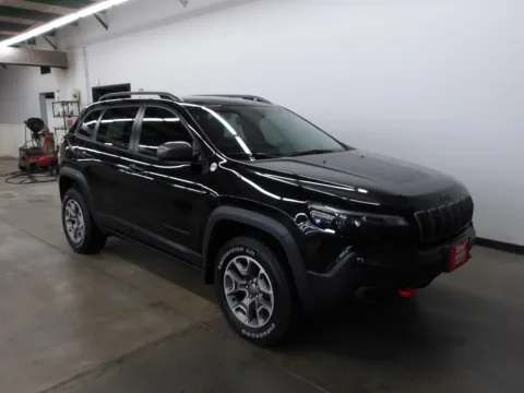 Photos of 2021 Jeep Cherokee Trailhawk for sale in Fremont, NE at Gene Steffy Chrysler Dodge Jeep RAM