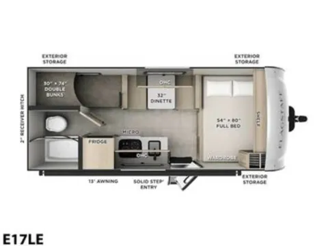 Photos of 2026 Forest River FLAGSTAFF E-PRO 17LE for sale in Hartford, IL at Colman's Country Campers