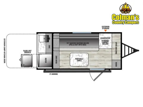 Photos of 2026 Forest River Viking ROK 9000ROK for sale in Hartford, IL at Colman's Country Campers