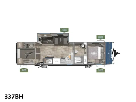 Photos of 2026 Forest River Puma 337BH for sale in Hartford, IL at Colman's Country Campers