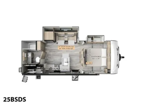 Another view of 2026 Forest River Flagstaff Micro Lite  25BSDS for sale in Hartford, IL at Colman's Country Campers