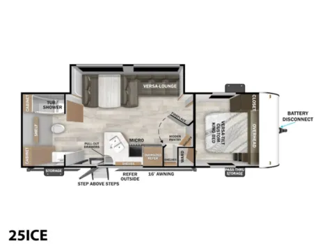 Photos of 2026 Forest River SALEM CRUISE LITE 25ICE for sale in Hartford, IL at Colman's Country Campers