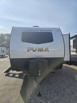 Another view of 2026 Forest River Puma Camp Edition 211FKCE for sale in Hartford, IL at Colman's Country Campers