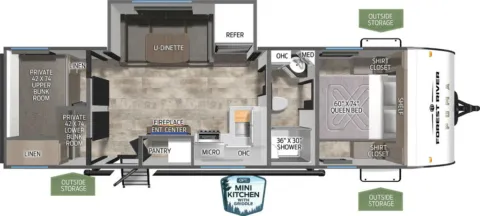 Photos of 2026 Forest River Puma Camp Edition 263BHCE for sale in Hartford, IL at Colman's Country Campers