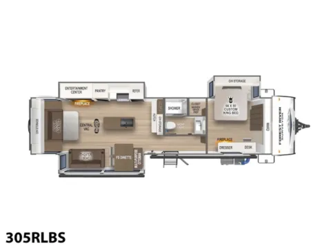Photos of 2026 Forest River Grand Surveyor 305RLBS for sale in Hartford, IL at Colman's Country Campers