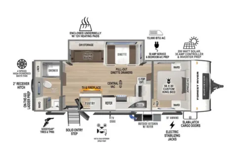Photos of 2026 Forest River Grand Surveyor 267RBSS for sale in Hartford, IL at Colman's Country Campers