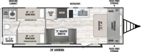 Photos of 2026 Forest River VIKING 5K 25QBH for sale in Hartford, IL at Colman's Country Campers