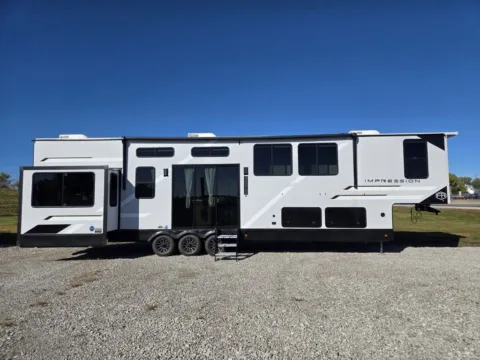 Another view of 2026 Forest River Impression 44STAY for sale in Hartford, IL at Colman's Country Campers