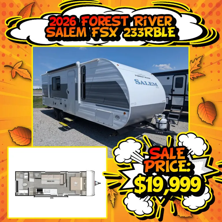 Unknown 2026 Forest River SALEM FSX LE 233RBLE for sale in Hartford, IL