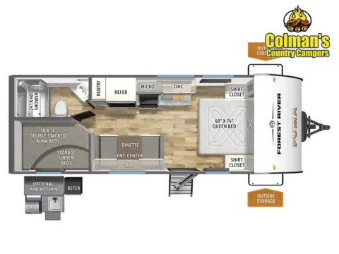 Photos of 2026 Palomino RV Puma Camp Edition 20BHCE for sale in Hartford, IL at Colman's Country Campers