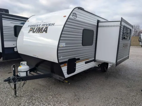 Another view of 2026 PALOMINO RV Puma Camp Edition 16DSCE for sale in Hartford, IL at Colman's Country Campers