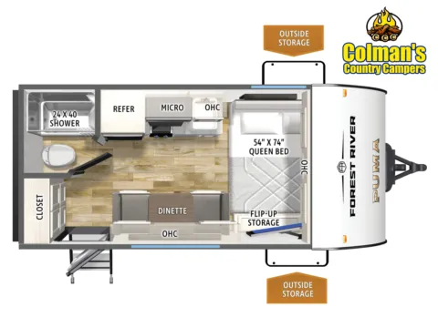 Photos of 2026 PALOMINO RV Puma Camp Edition 12FBCE for sale in Hartford, IL at Colman's Country Campers
