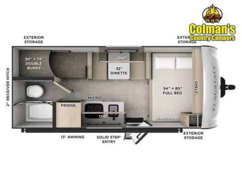 Photos of 2026 Forest River E-PRO FLTE17LE for sale in Hartford, IL at Colman's Country Campers