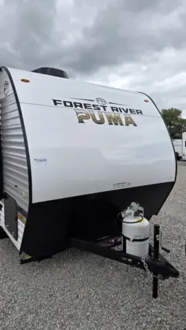 Another view of 2026 Forest River Puma Camp Edition  123RDCE for sale in Hartford, IL at Colman's Country Campers
