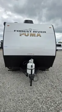 Another view of 2026 Forest River Puma Camp Edition  122BHCE for sale in Hartford, IL at Colman's Country Campers