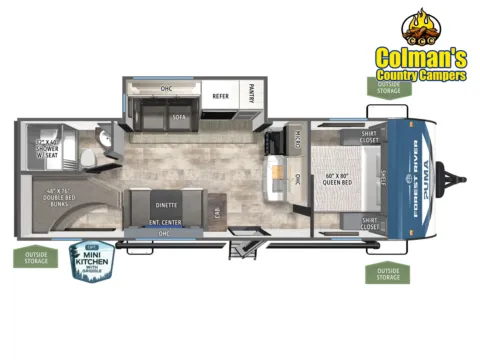 Photos of 2026 Forest River PUMA 25BHS for sale in Hartford, IL at Colman's Country Campers