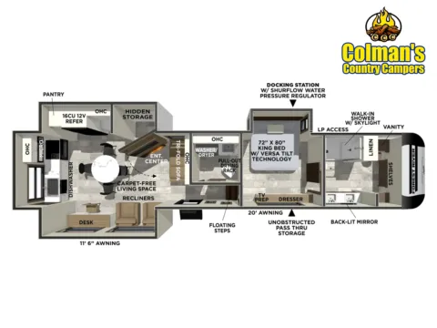 Photos of 2026 Forest River Impression 360MYR for sale in Hartford, IL at Colman's Country Campers
