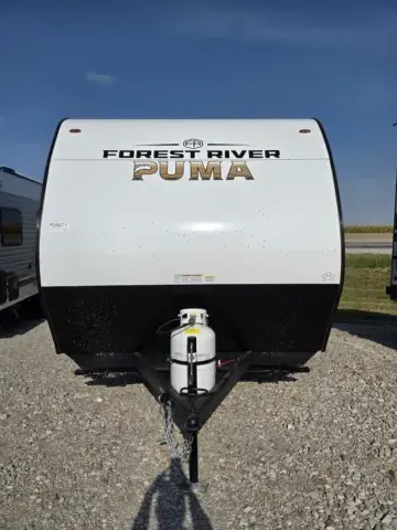 Another view of 2026 Forest River Puma Camp Edition 12FBCE for sale in Hartford, IL at Colman's Country Campers