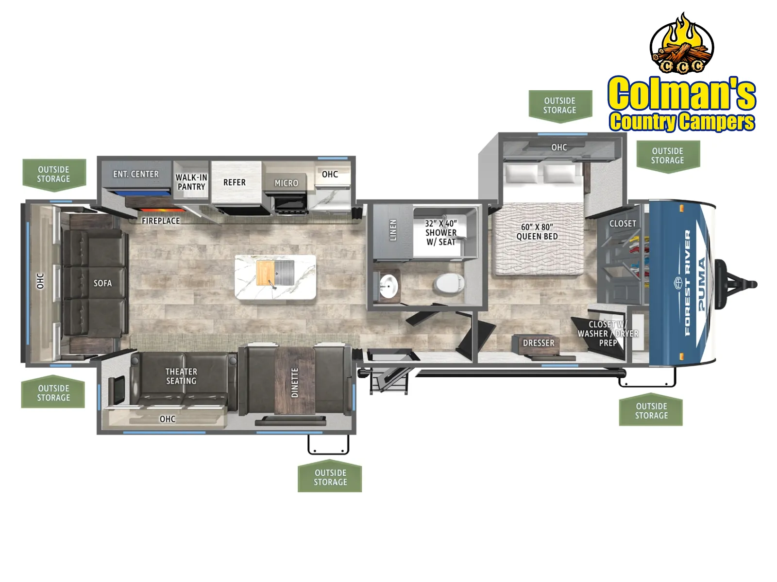 2026 Forest River Puma 31RLQS for sale in Hartford, IL