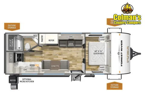 Photos of 2026 Forest River Puma Camp Edition 210RKCE for sale in Hartford, IL at Colman's Country Campers