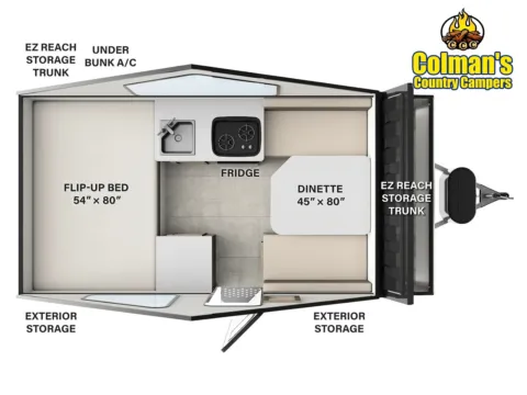 Photos of 2026 Forest River Flagstaff Classic T12ST for sale in Hartford, IL at Colman's Country Campers