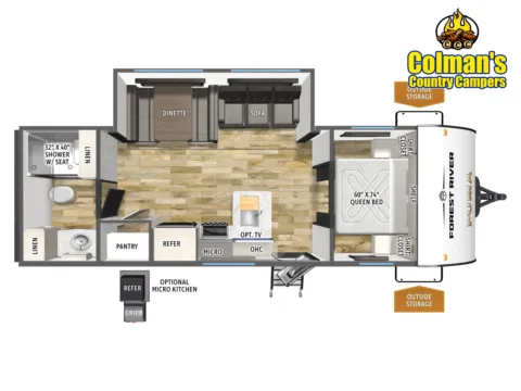 Photos of 2026 Forest River Puma Camp Edition 250RBCE for sale in Hartford, IL at Colman's Country Campers