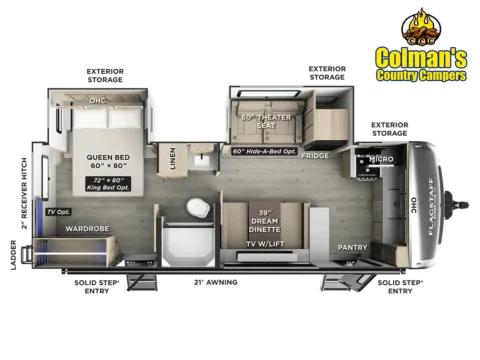 Photos of 2026 Forest River Flagstaff E-Pro 26SFK for sale in Hartford, IL at Colman's Country Campers