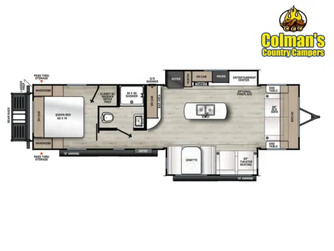 Photos of 2024 Coachmen Catalina Legacy  283FEDS for sale in Hartford, IL at Colman's Country Campers