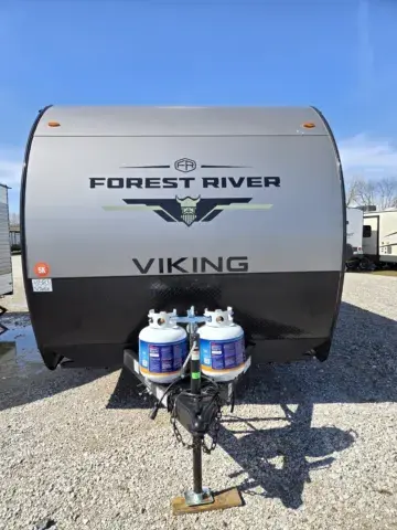 Another view of 2026 Forest River Viking   26BH for sale in Hartford, IL at Colman's Country Campers