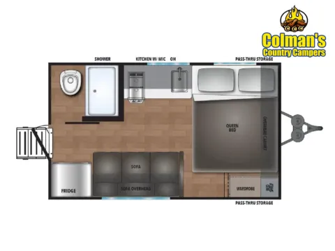 Photos of 2024 Shasta Oasis   16RE for sale in Hartford, IL at Colman's Country Campers